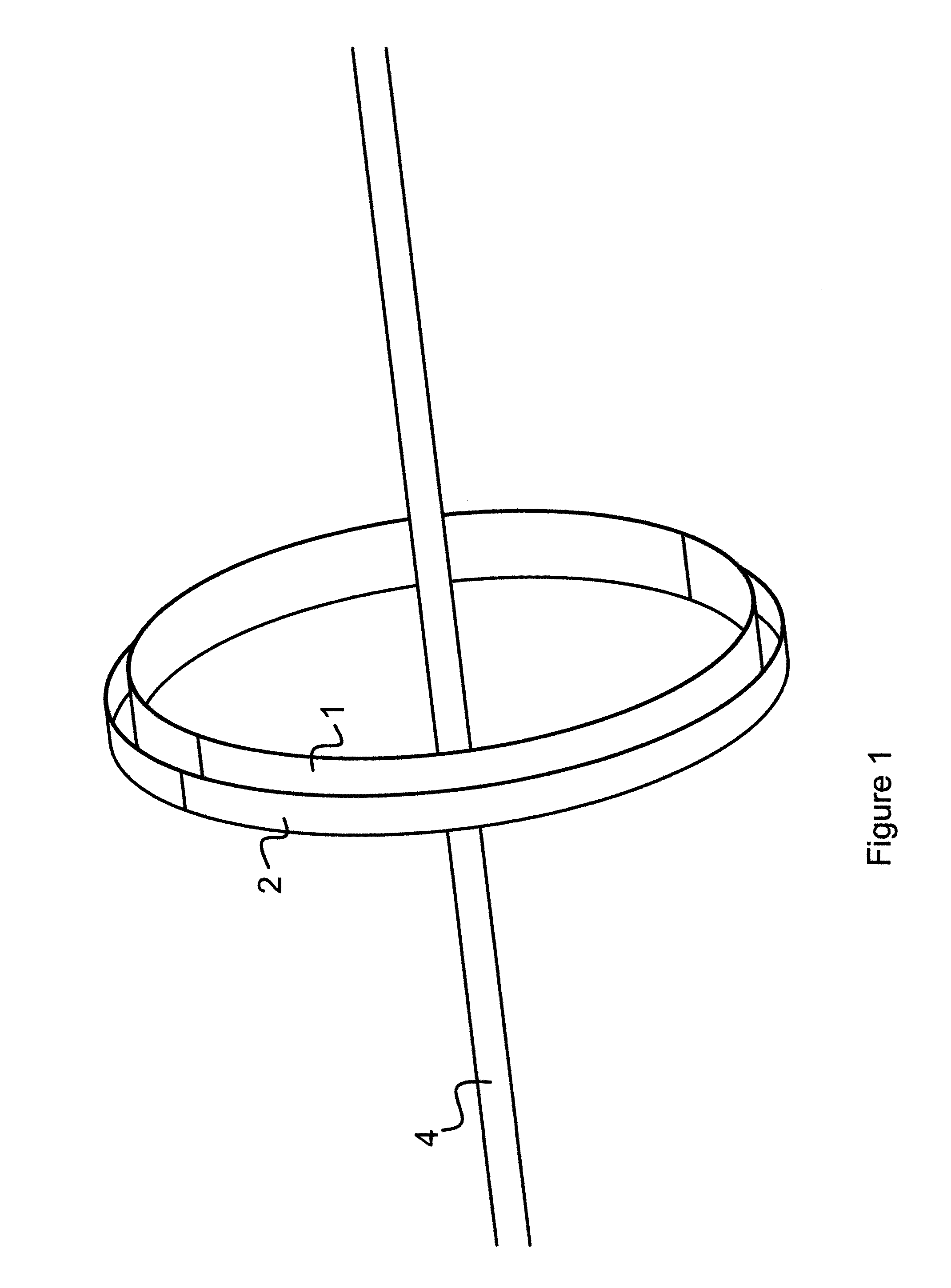 System and device for measuring voltage in a conductor