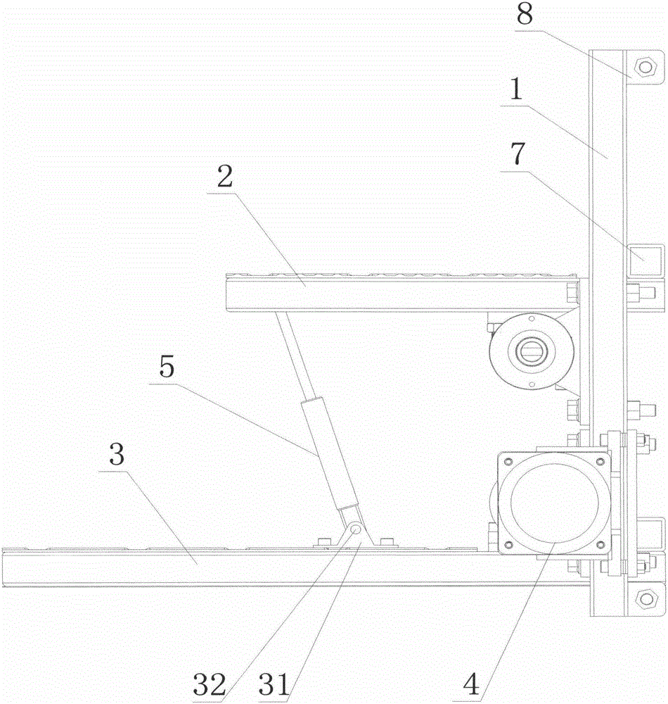 Novel footboard structure