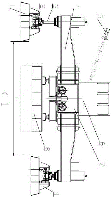 Walking type pile testing machine