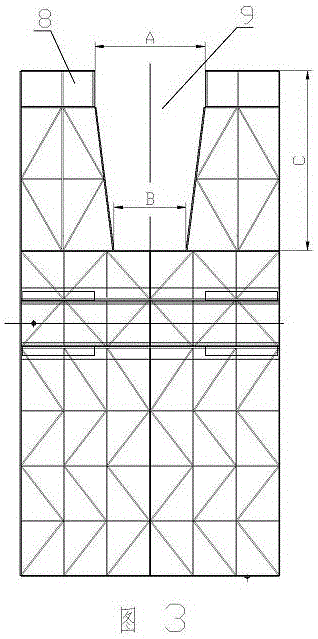 Walking type pile testing machine