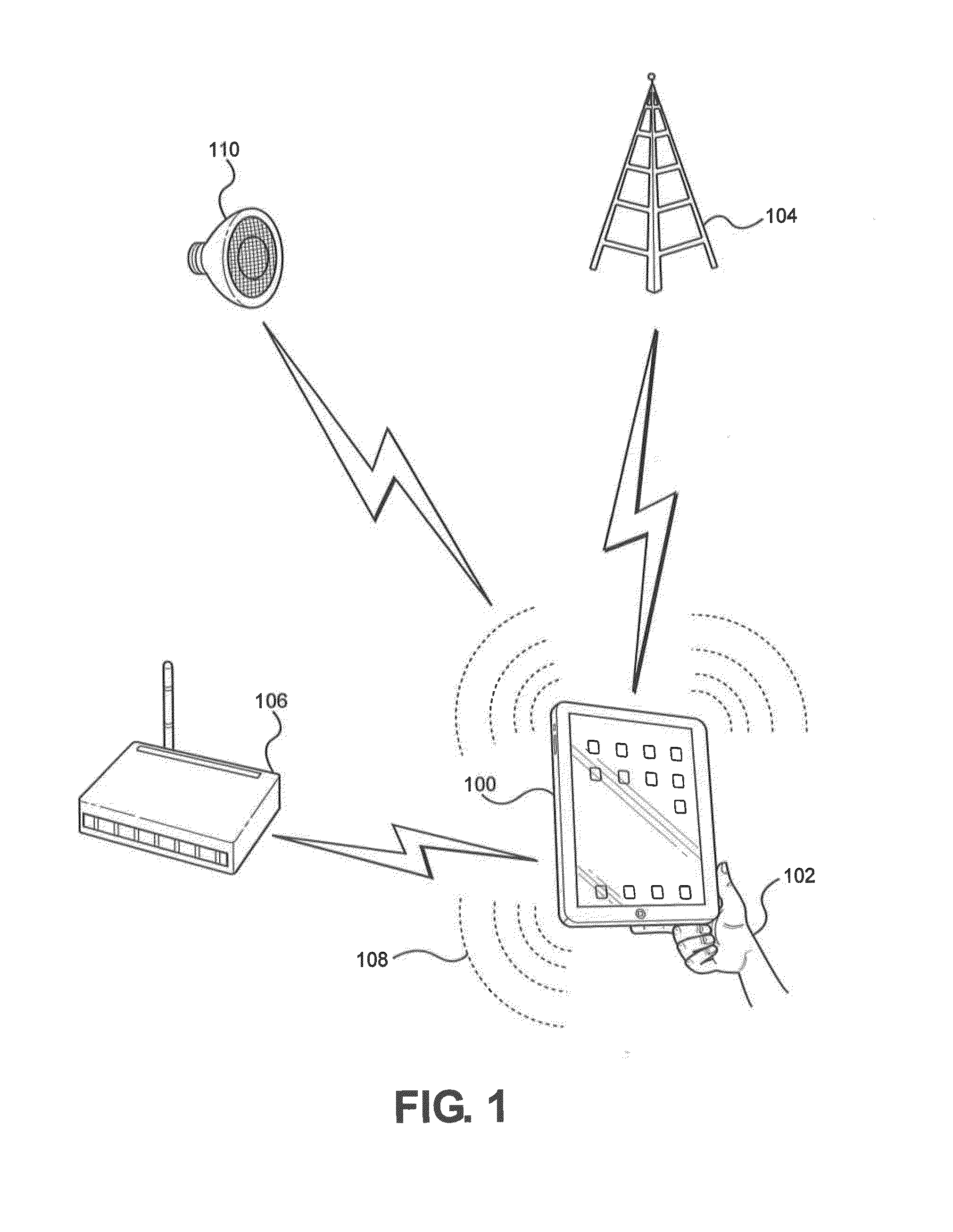 Radio frequency emission guard for portable wireless electronic device