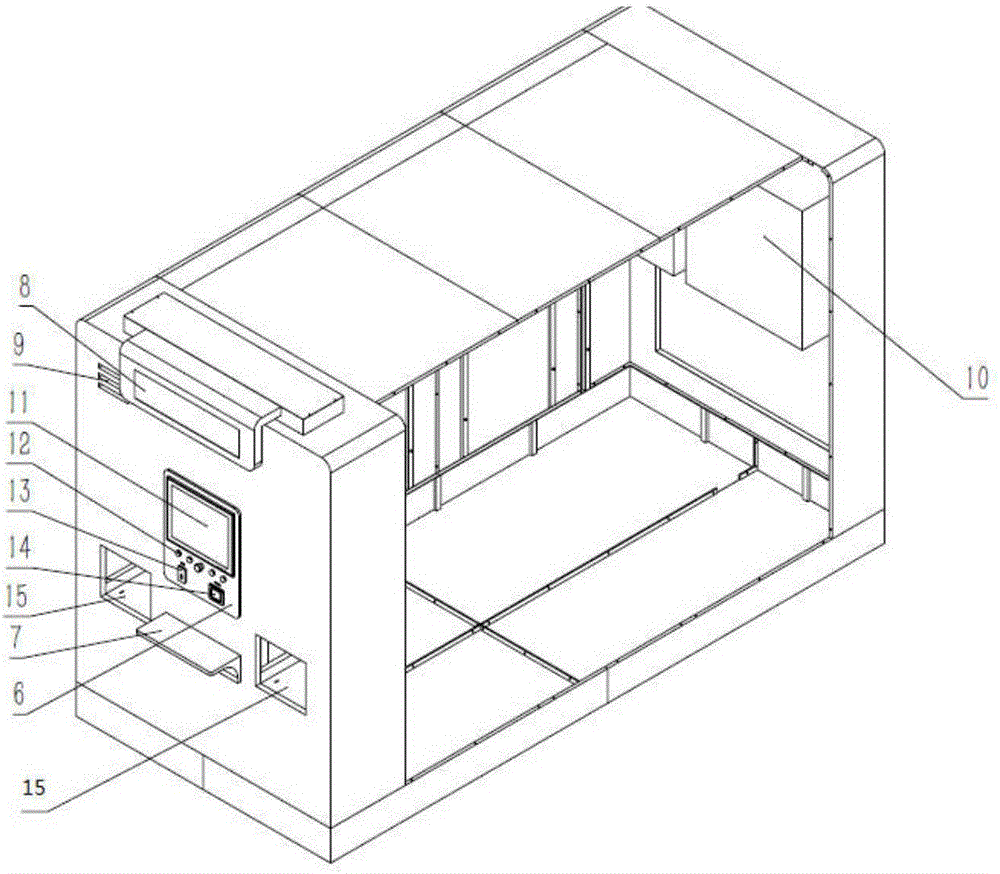 Intelligent warehousing device and warehousing method