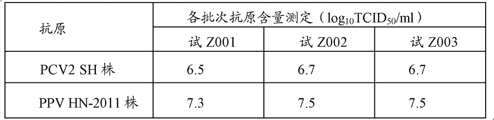 Bivalent inactivated vaccine of porcine circovirus type 2 and porcine parvovirus and preparation method thereof