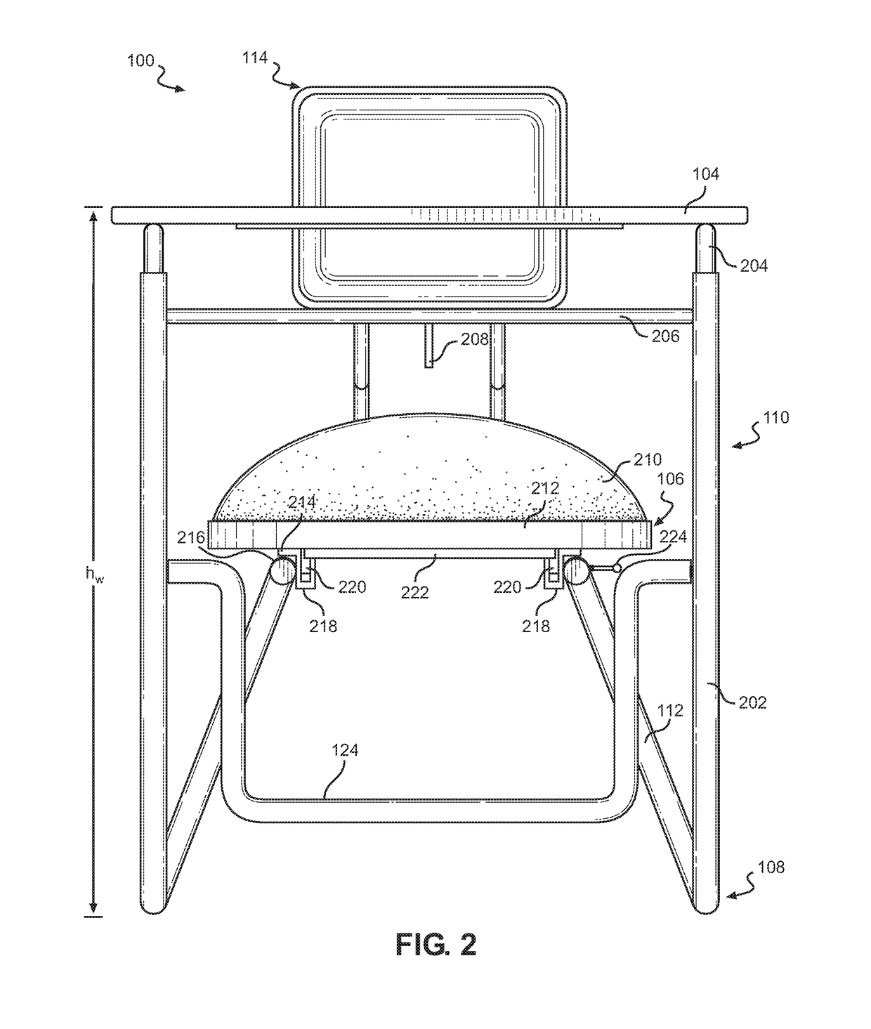 Student desk for brain based movement