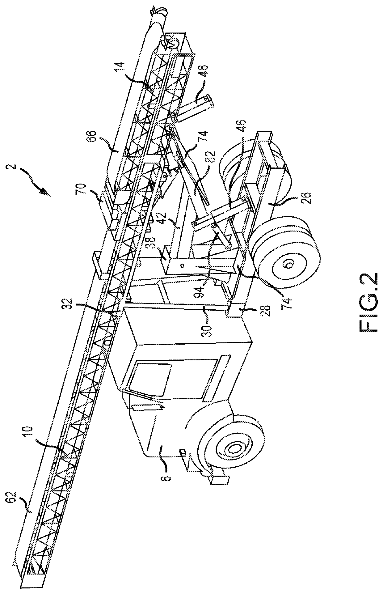 Vehicle-mounted conveyor system