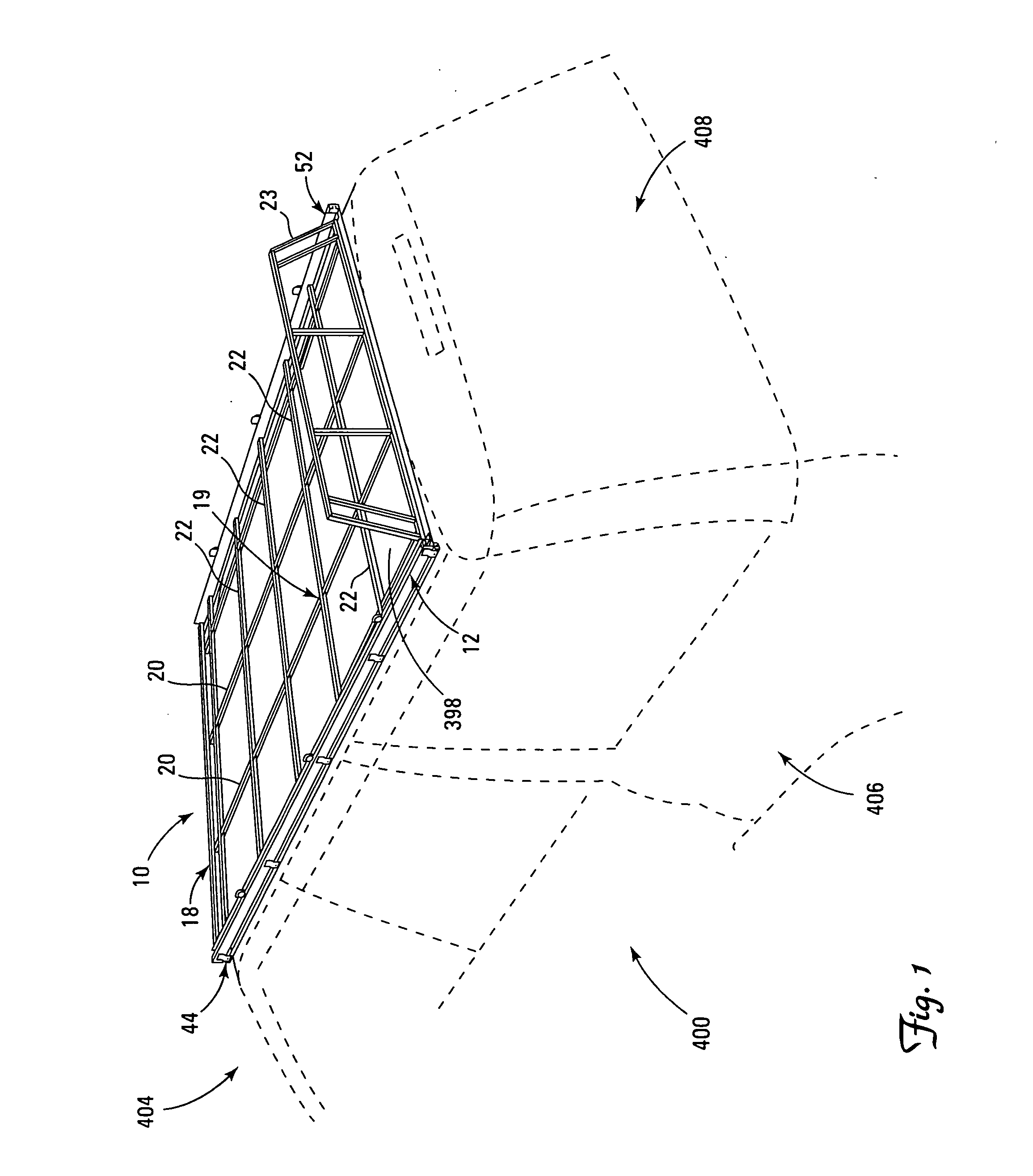 Slidable pivoting roof rack