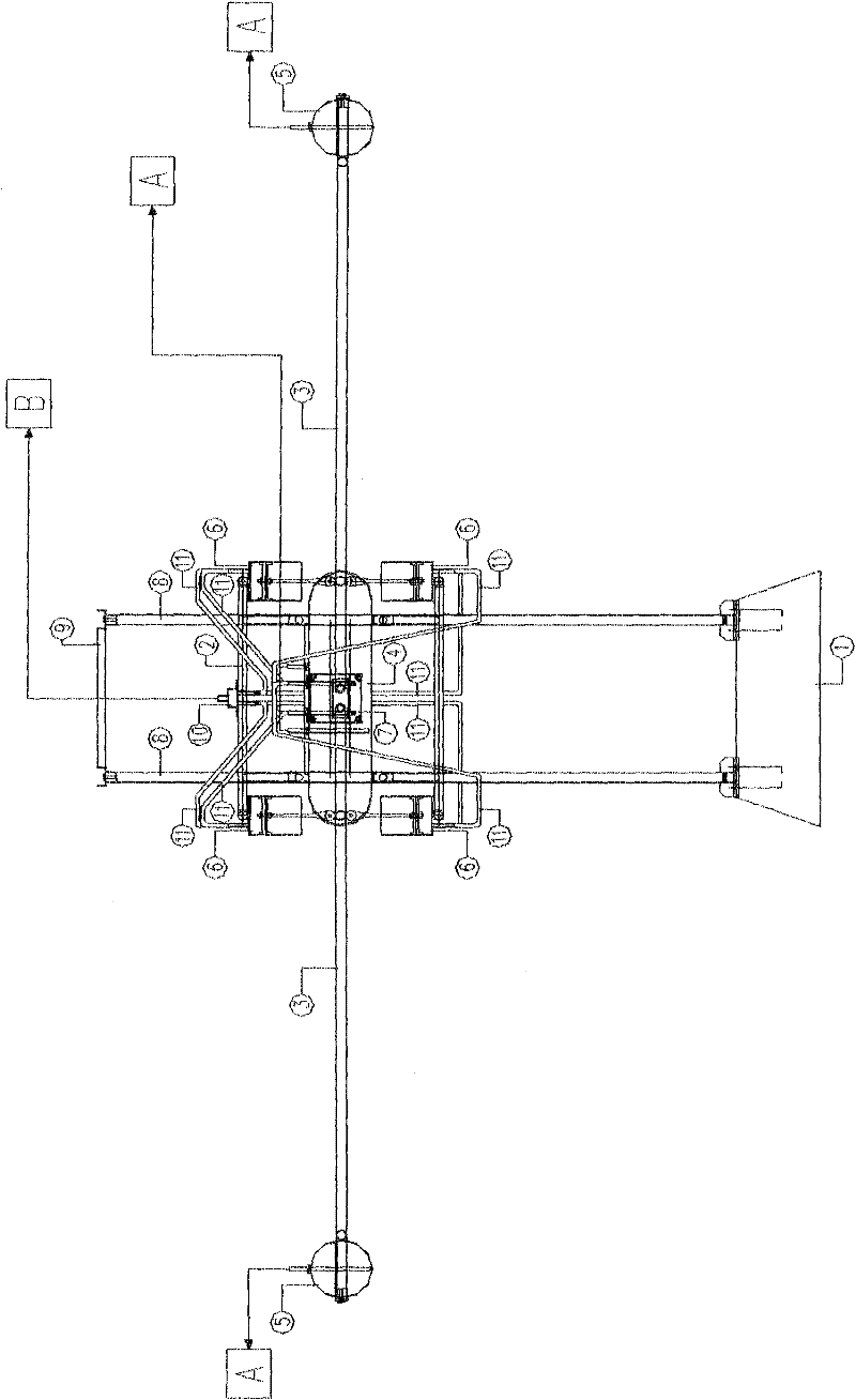 Rocker Arm Ocean Wave Drive Piston Pump