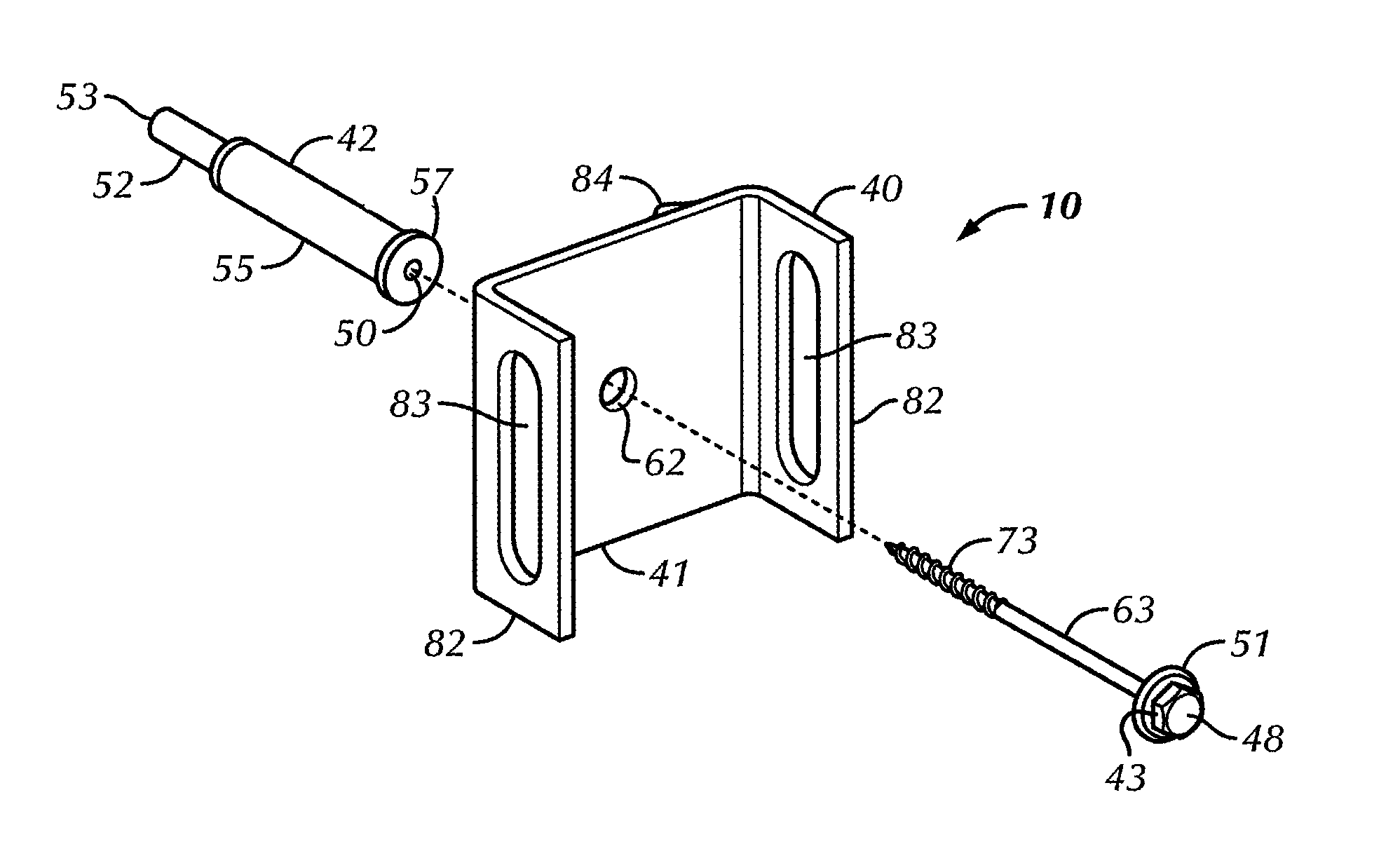 Thermally-isolated anchoring systems for cavity walls