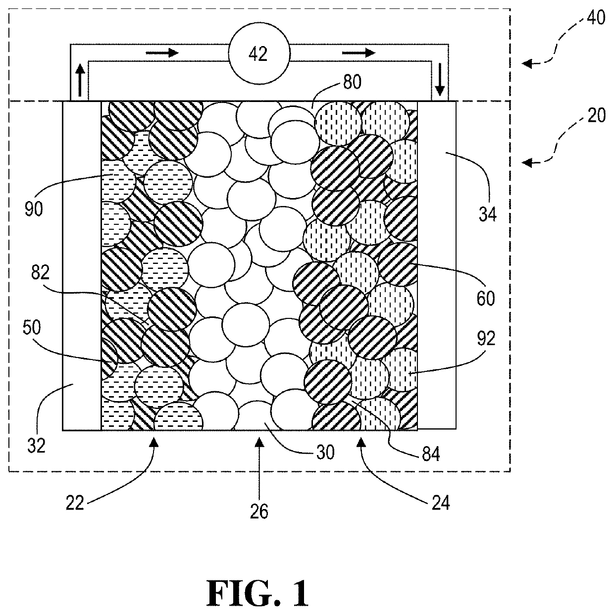 Additive to ceramic ion conducting material to mitigate the resistive effect of surface carbonates and hydroxides