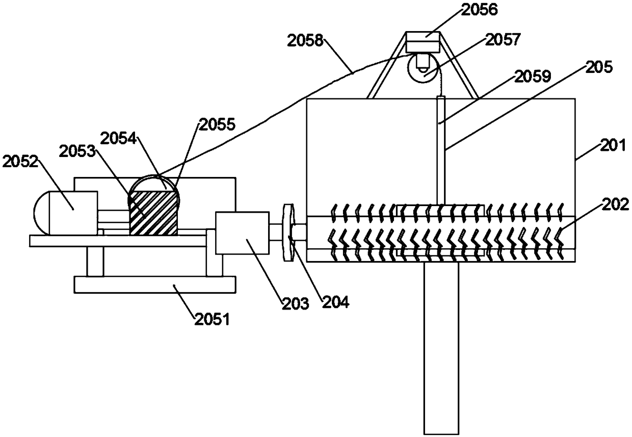 Crushing device for computer storage equipment destroy