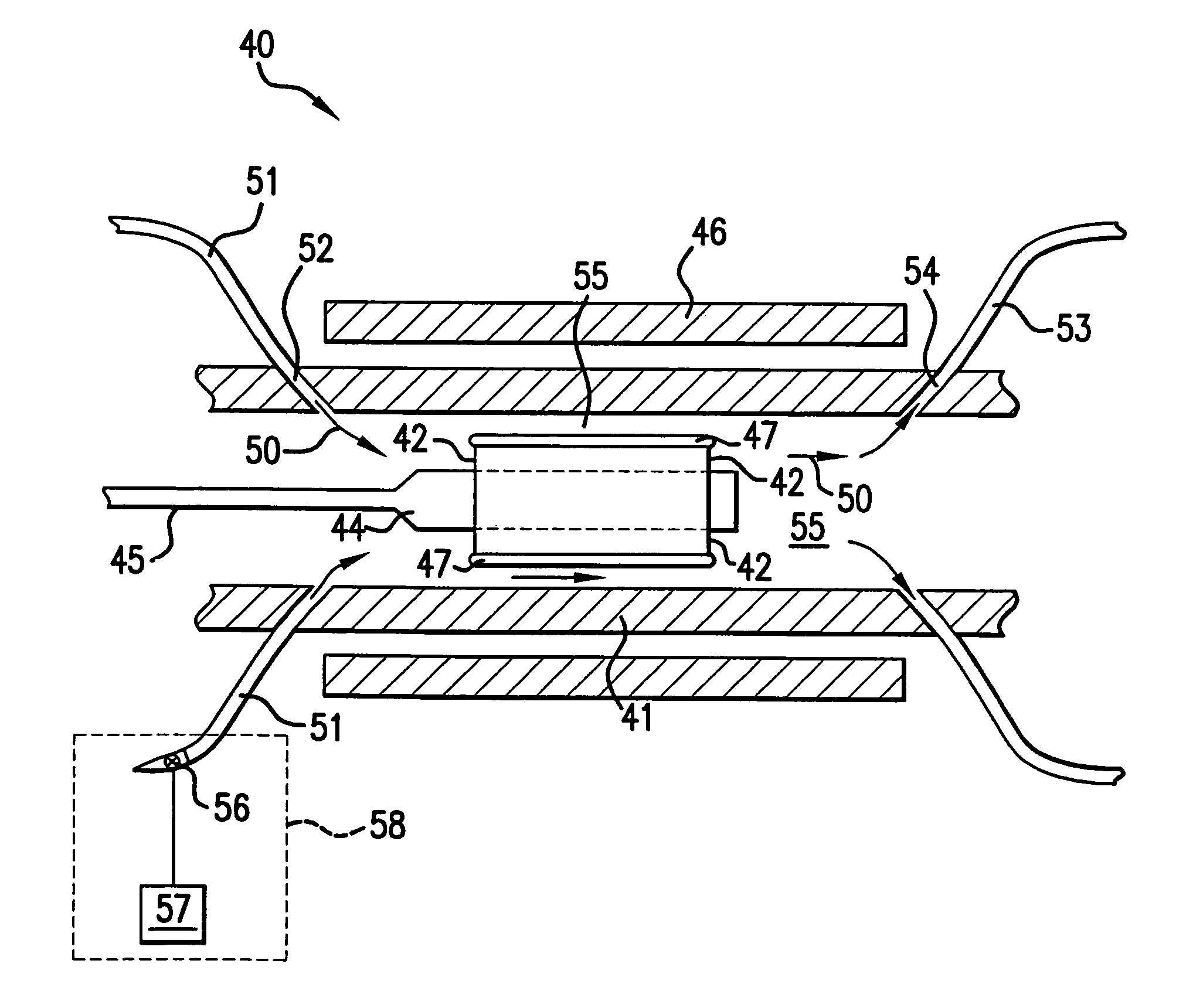 Thermal regulation of a coated work-piece during the reconfiguration of the coated work-piece