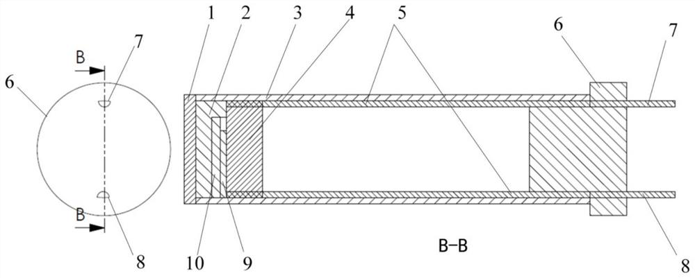 Pressure probe for measuring fluid pulse dynamic pressure