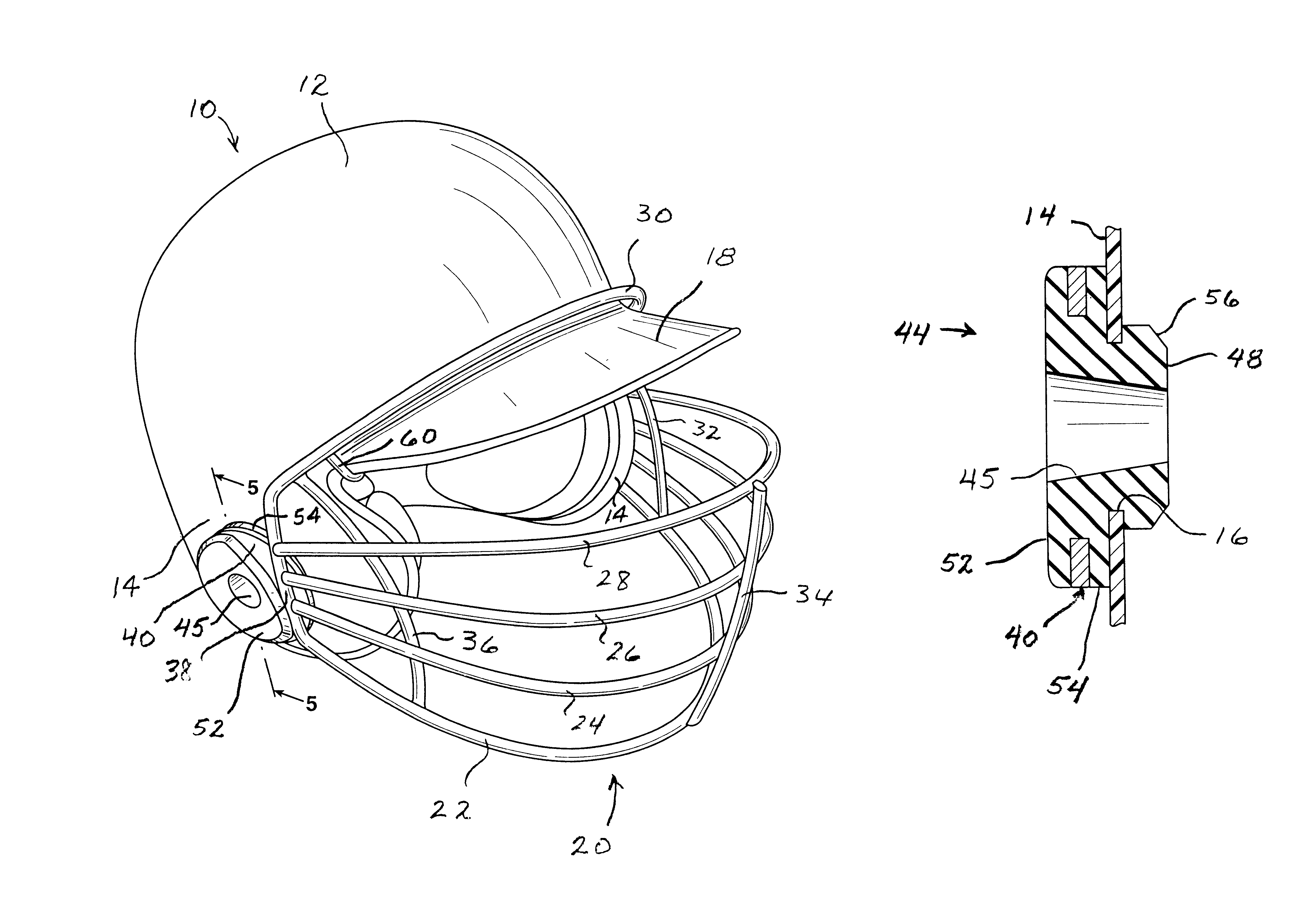 Sport helmet face guard