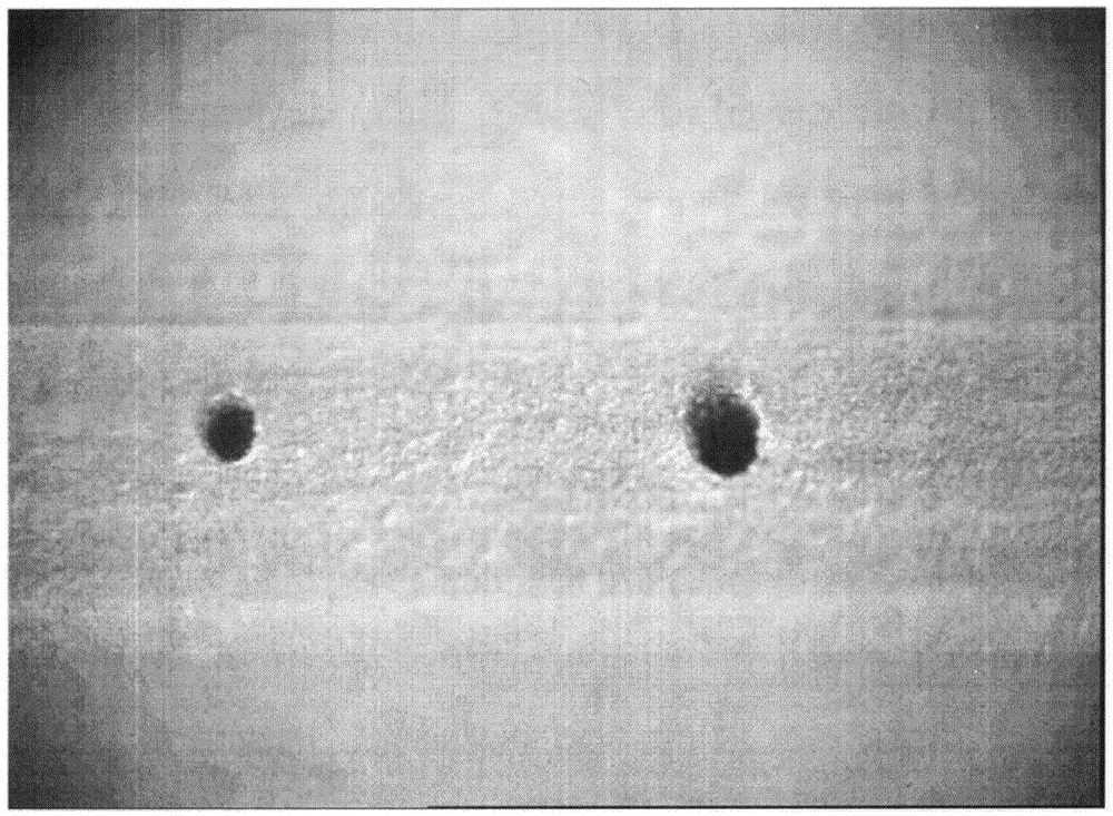 Method for measuring diameter and coordinate position of spatial curved surface micro-hole in non-contact mode