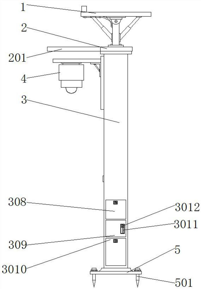 Solar street lamp with automatic maintenance function for urban lighting