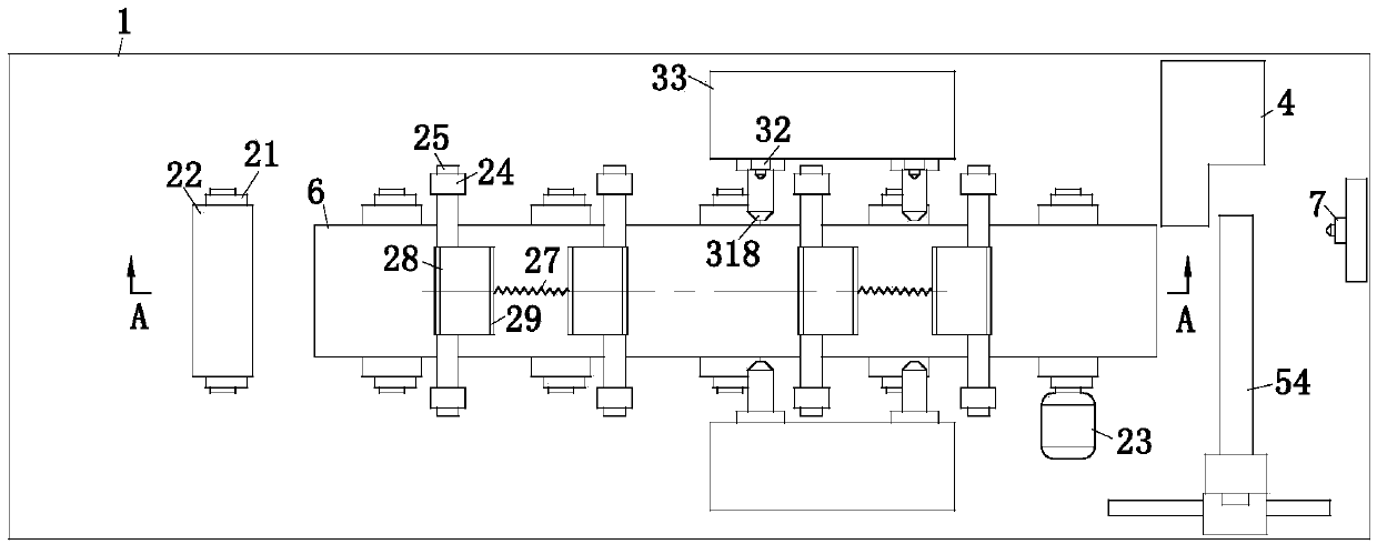 A wire cutting and grinding machine