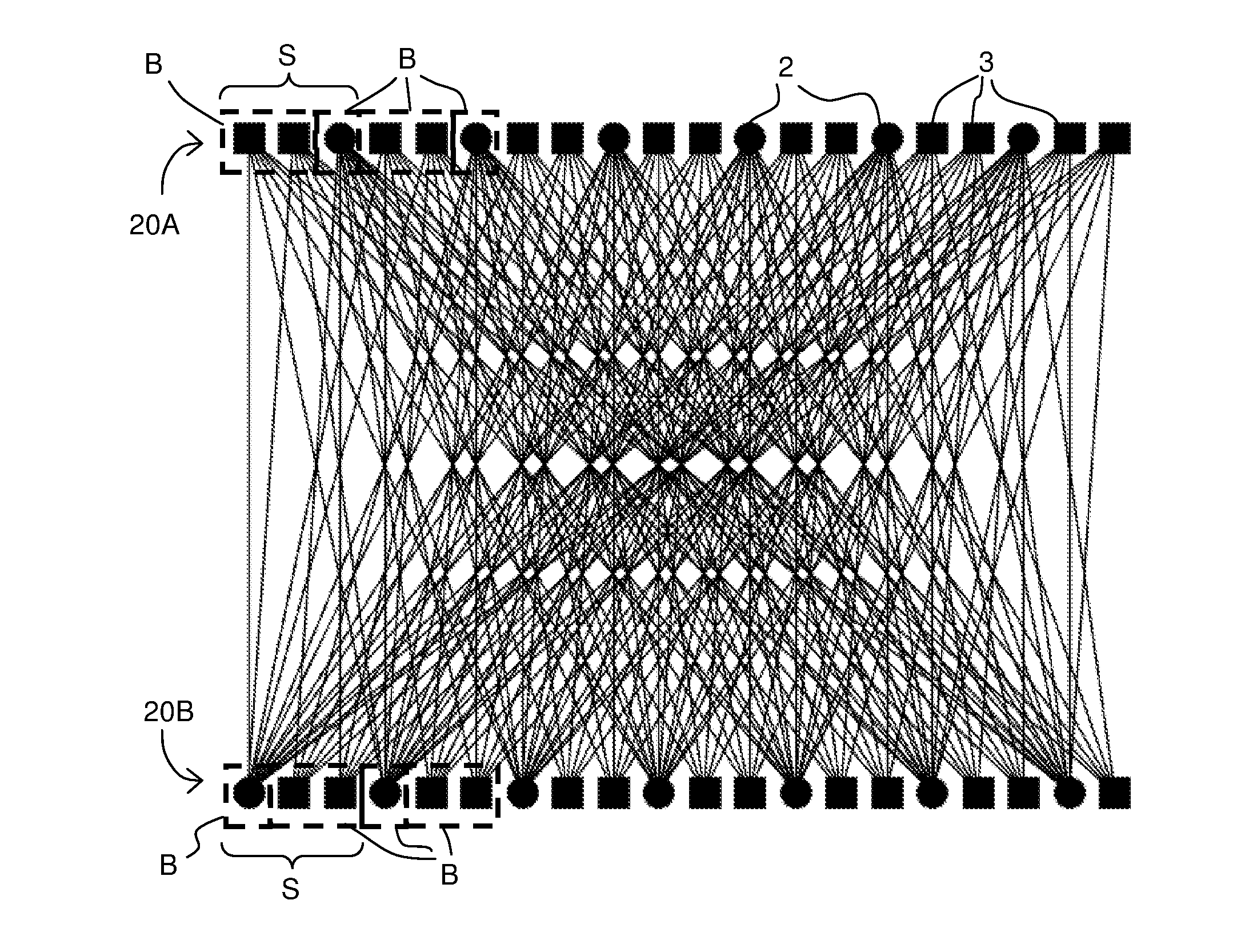 Touch-sensitive apparatus with improved spatial resolution