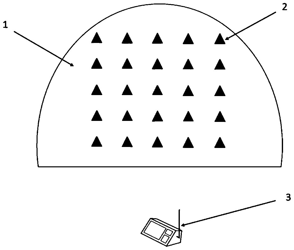 Phased array sound wave advanced prediction system and method suitable for drilling-blasting tunnels