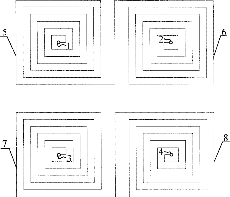 PCB hollow coil current-sensing device