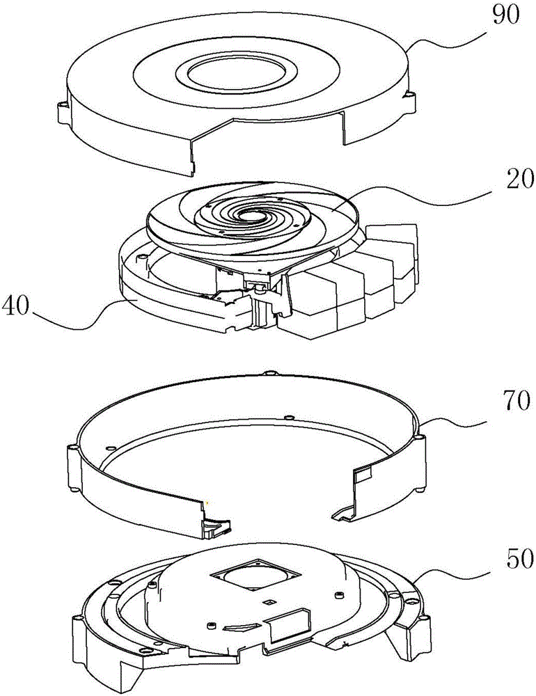 Annular type tile pushing device of automatic Mahjong machine and Mahjong machine