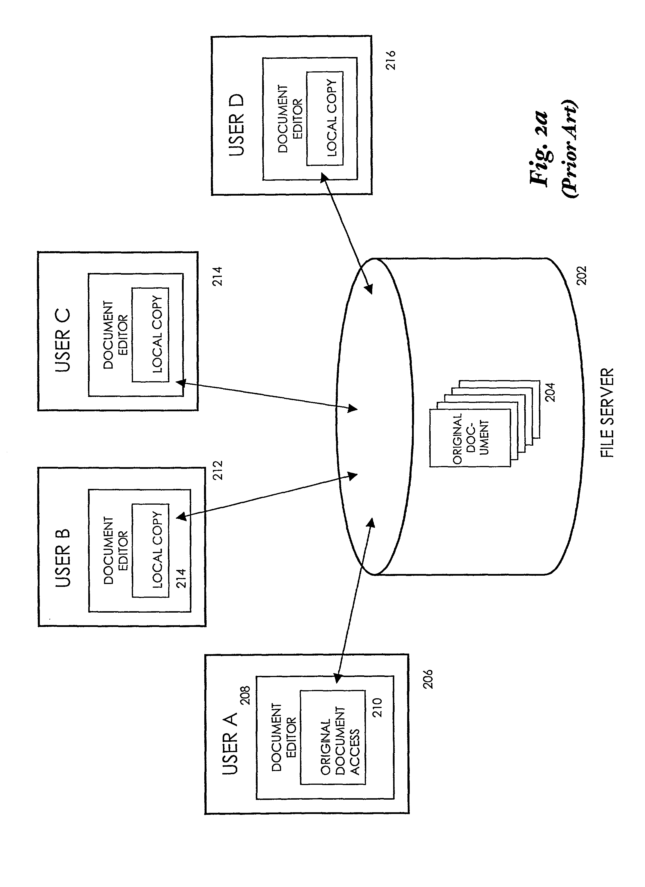 System and method for enabling simultaneous multi-user electronic document editing