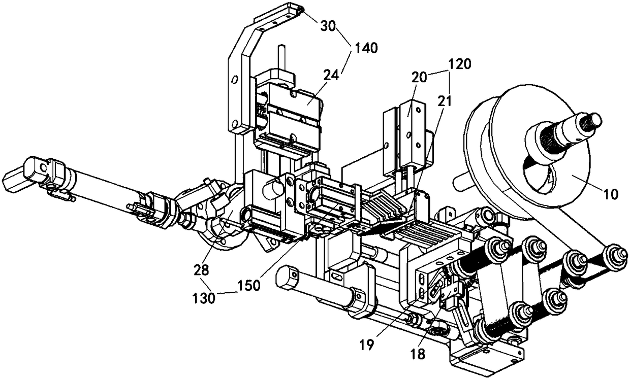 Lithium battery adhesive sticking device