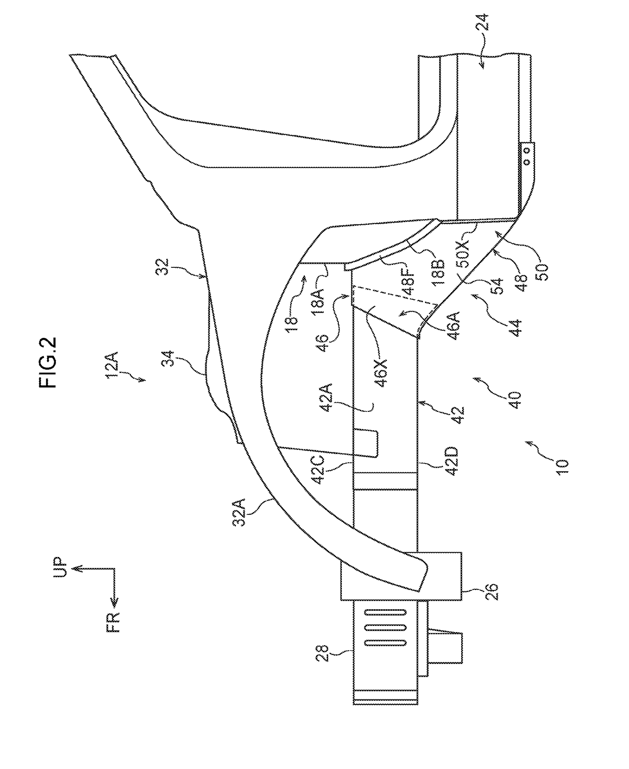 Vehicle frame structure