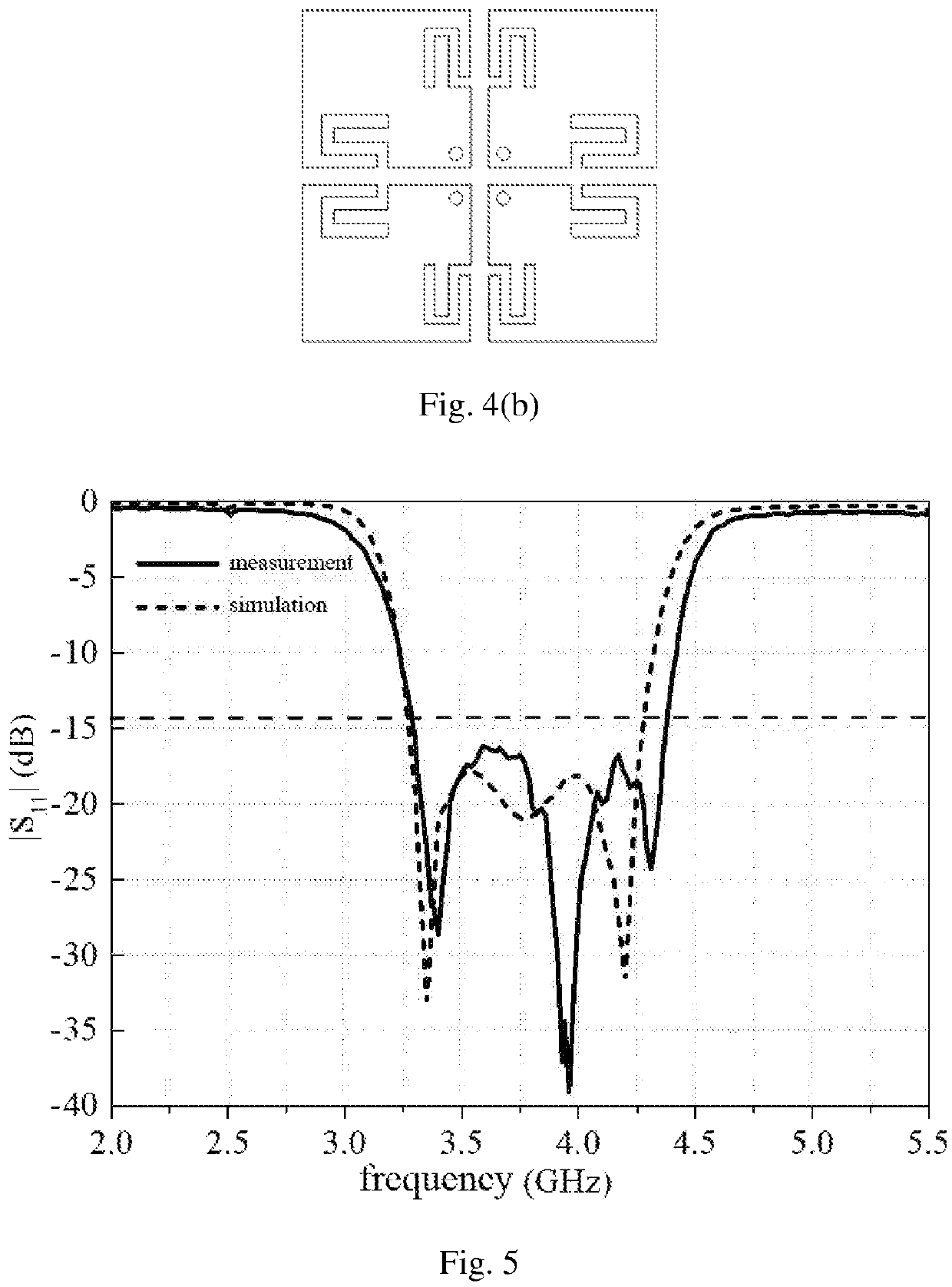 Low-profile dual-polarization filtering magneto-electric dipole antenna