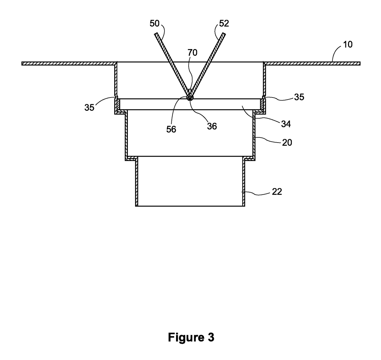 Flapper valve adaptor for a roof vent and method of installing the same