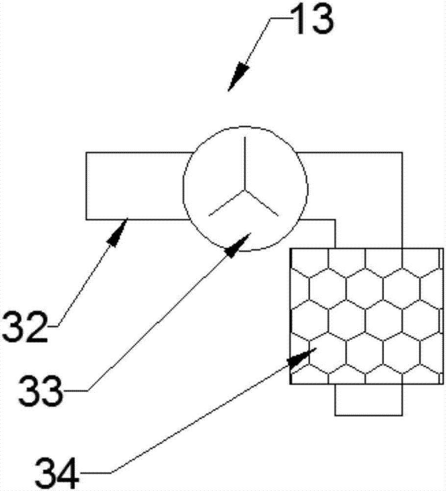 Livestock feed crushing and mixing device with transfer function