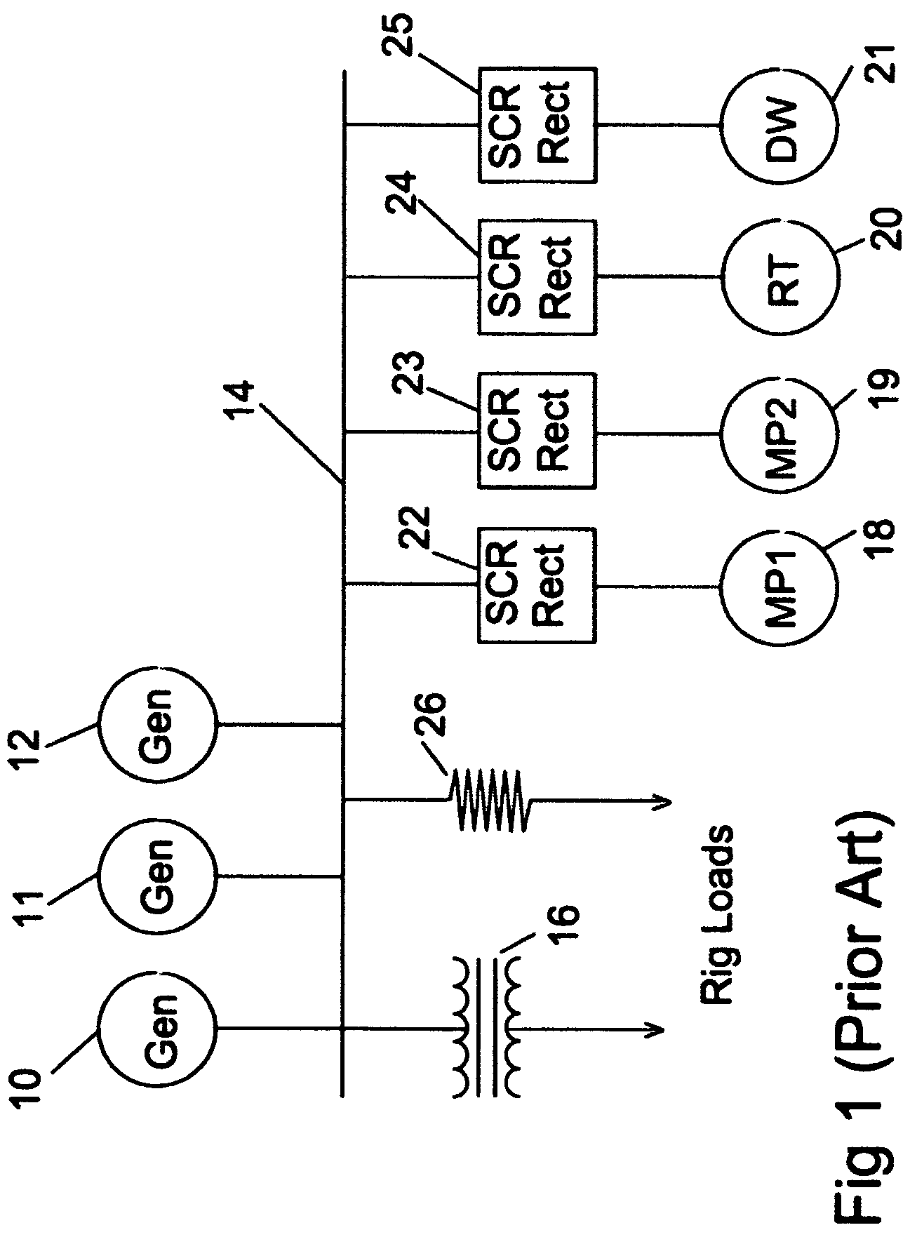 Power supply and storage device for improving drilling rig operating efficiency