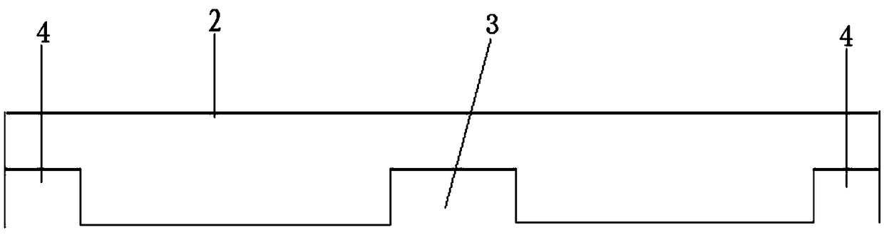 A microchannel heat sink with hybrid structure