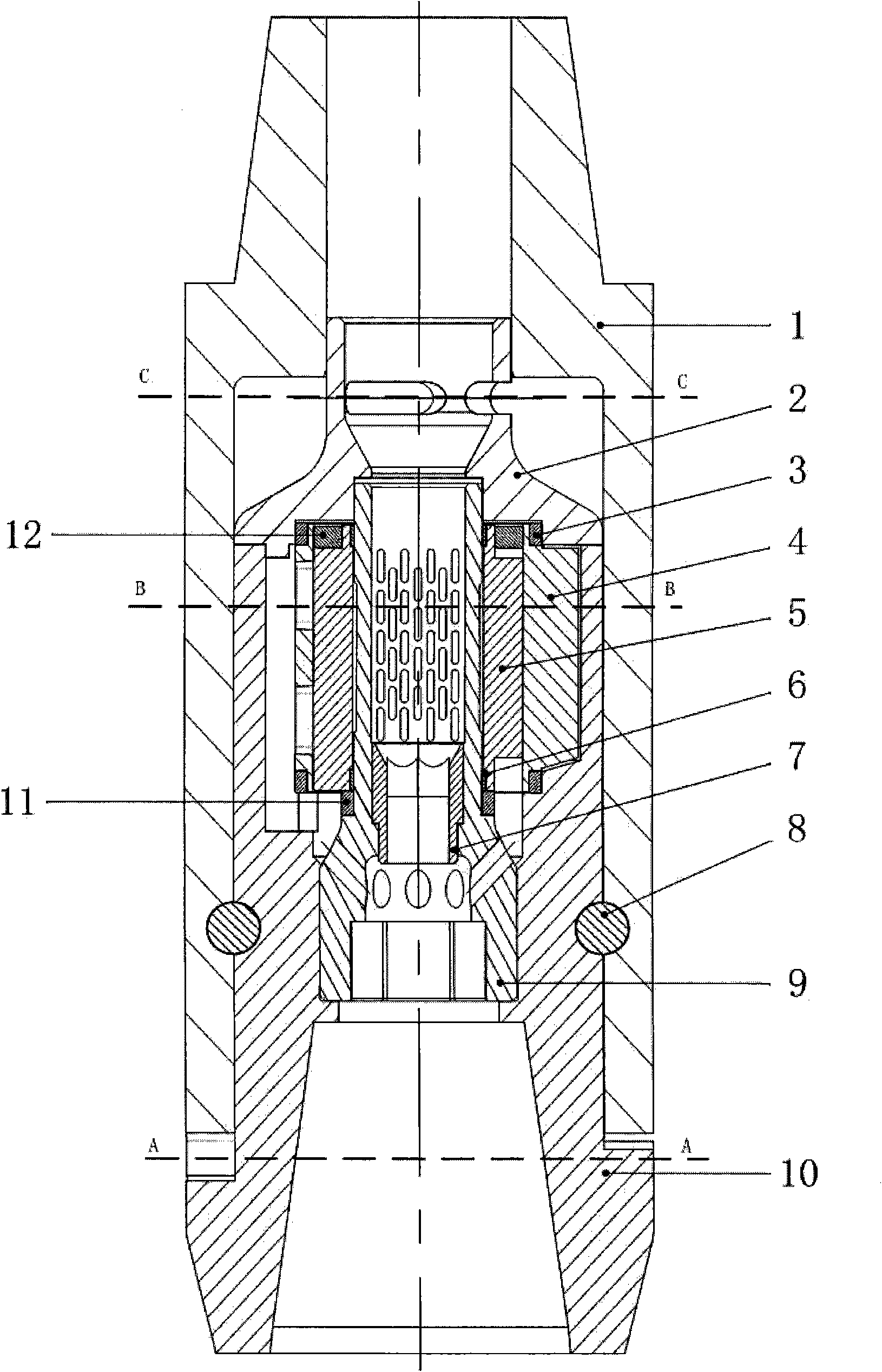 Torsional impact drilling tool