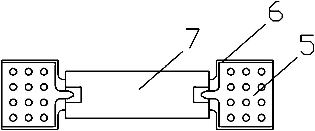 Novel assembled energy-consuming steel frame