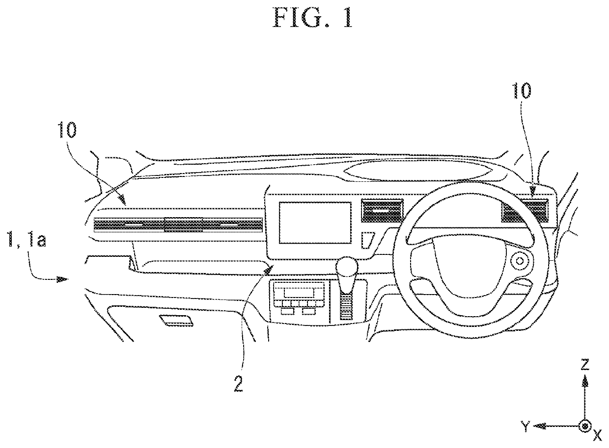 Blow-off device of air conditioner