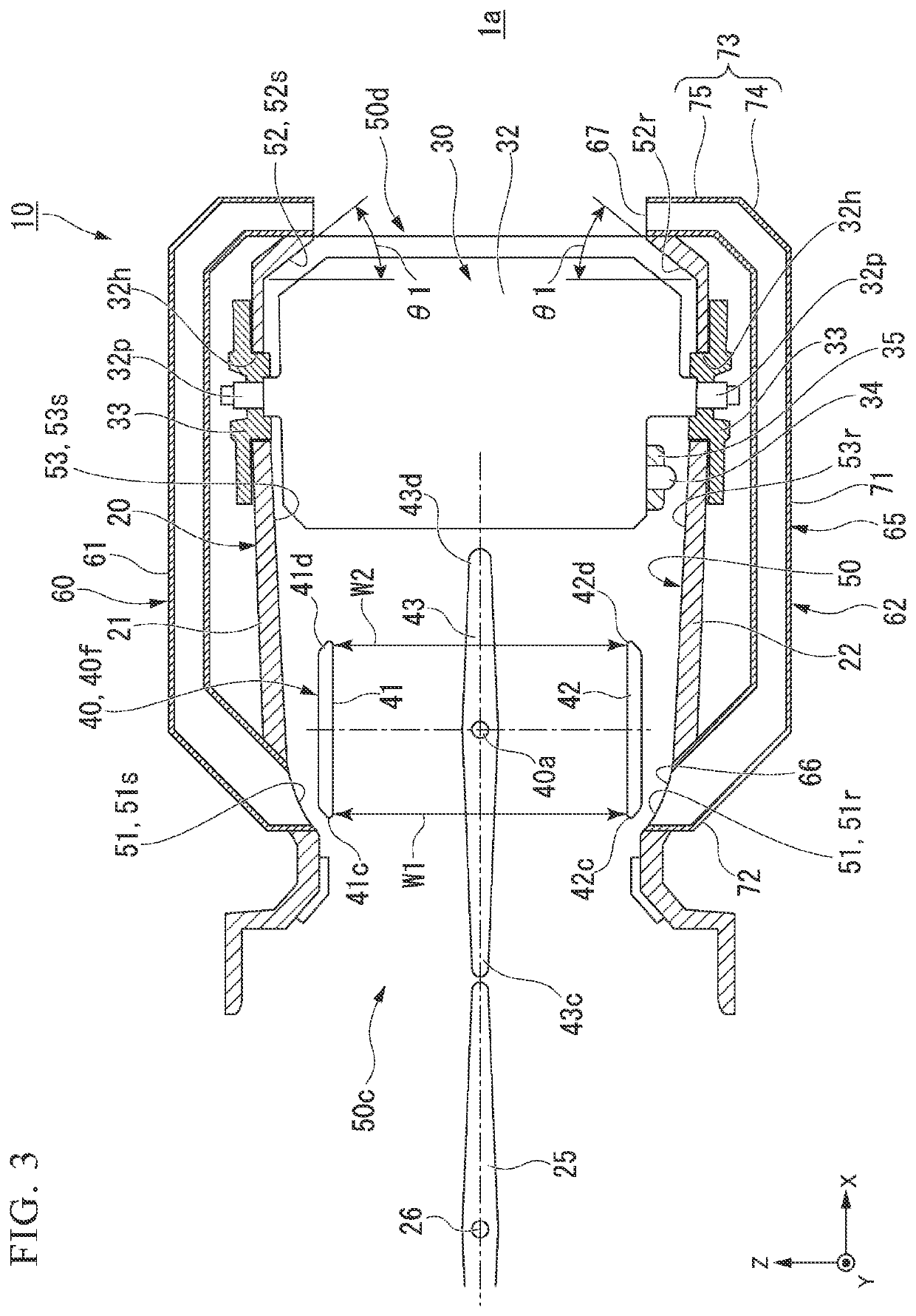 Blow-off device of air conditioner