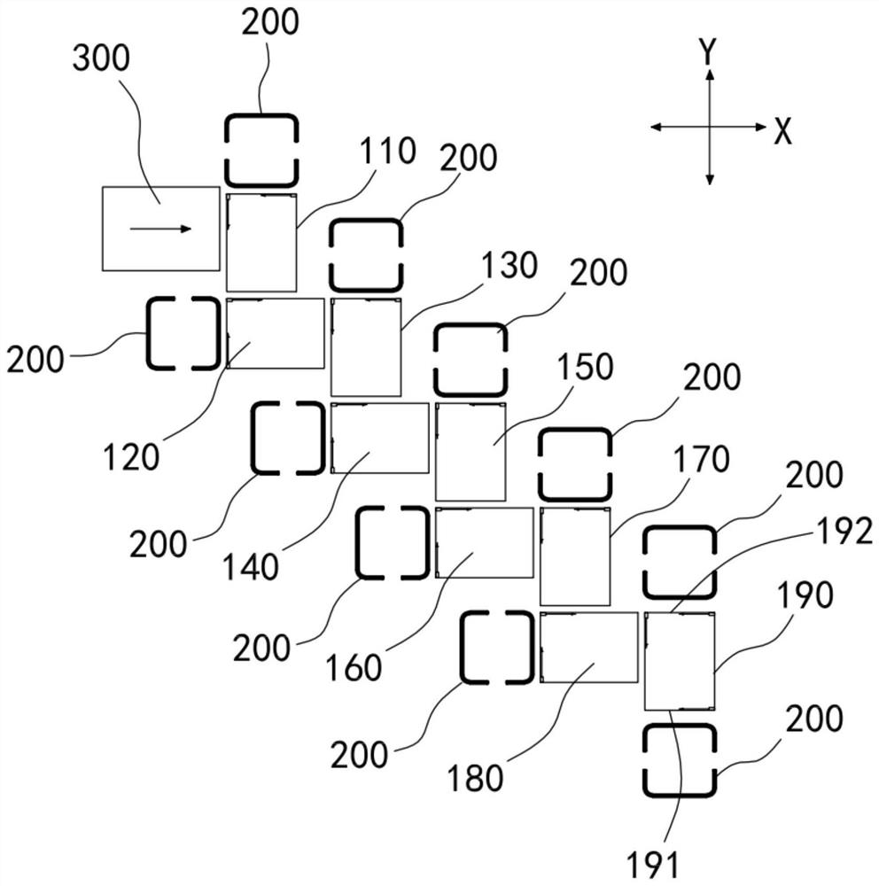 Expandable sorting device, sorting method thereof and control system of expandable sorting device