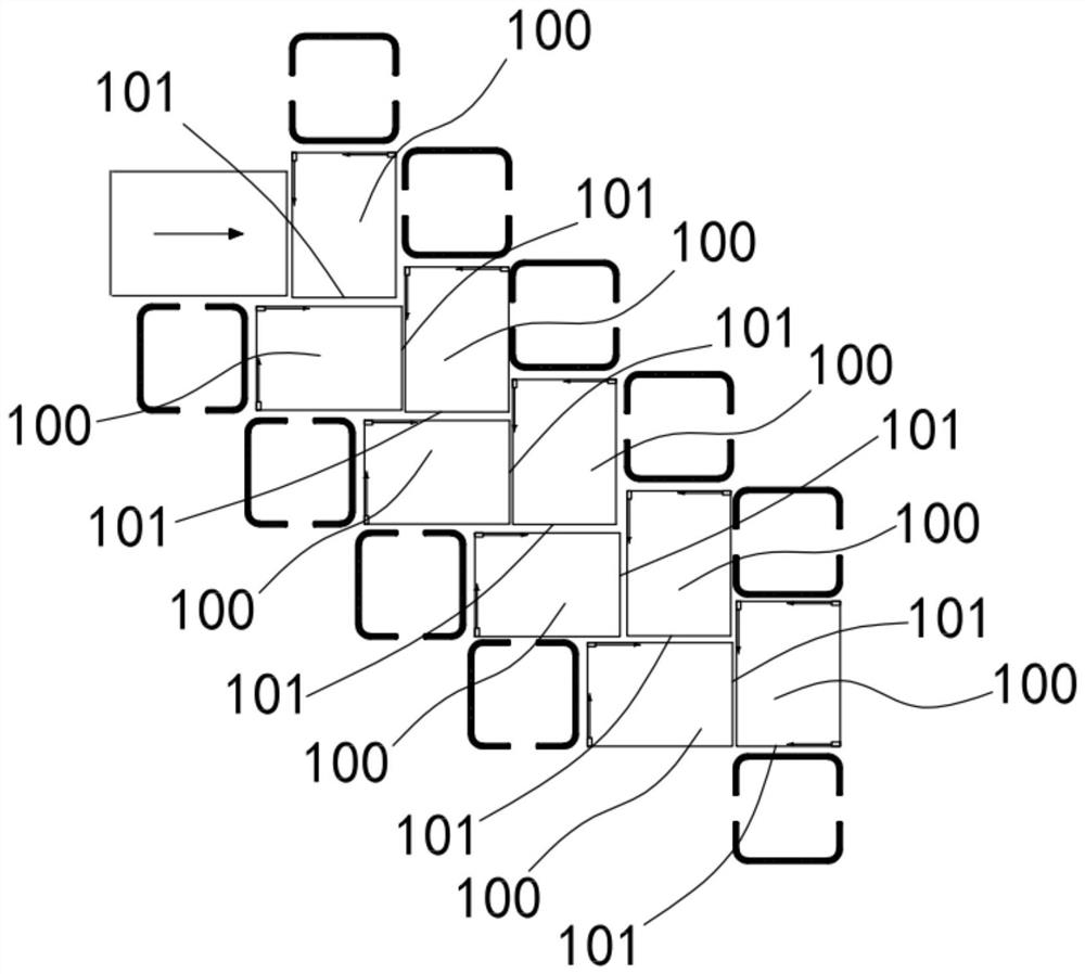 Expandable sorting device, sorting method thereof and control system of expandable sorting device