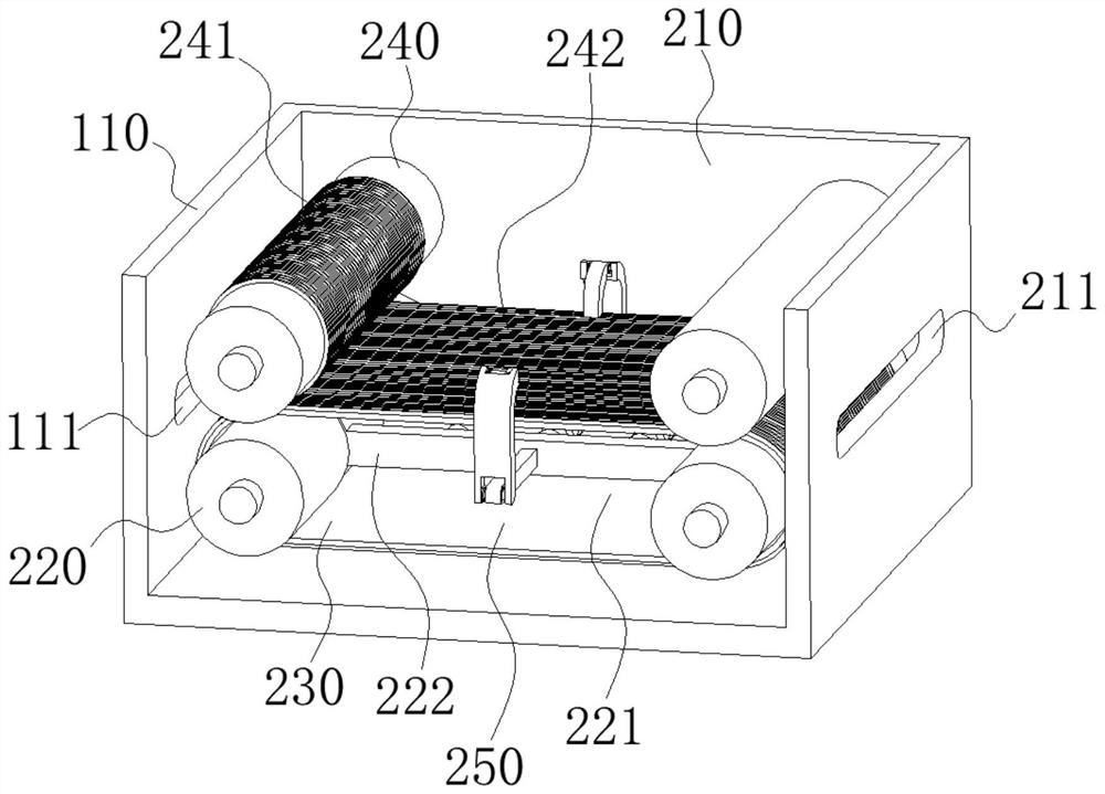 A kind of preparation device and preparation method of water-absorbing electrostatic spray non-woven fabric