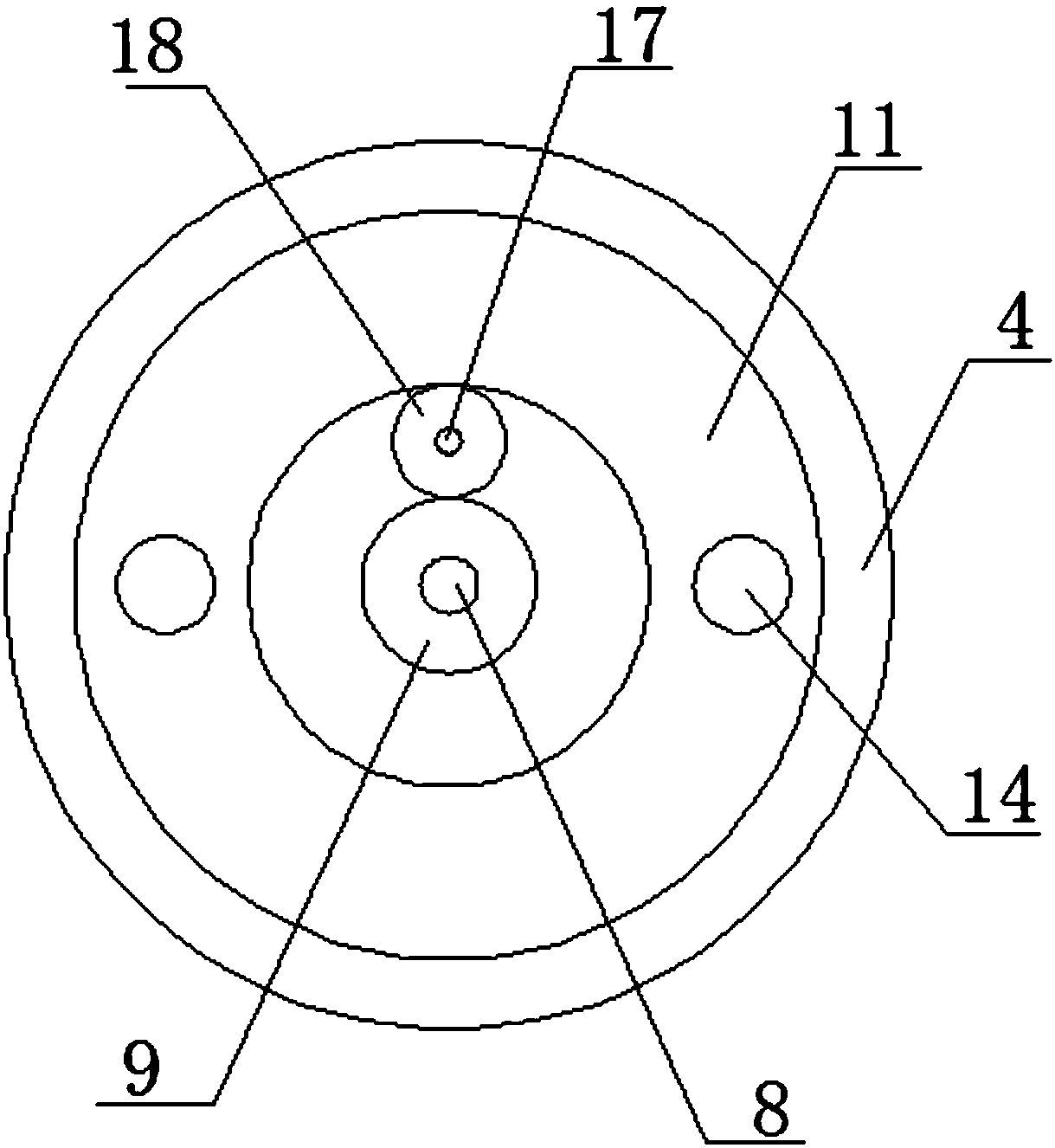 Chemical material mixing device