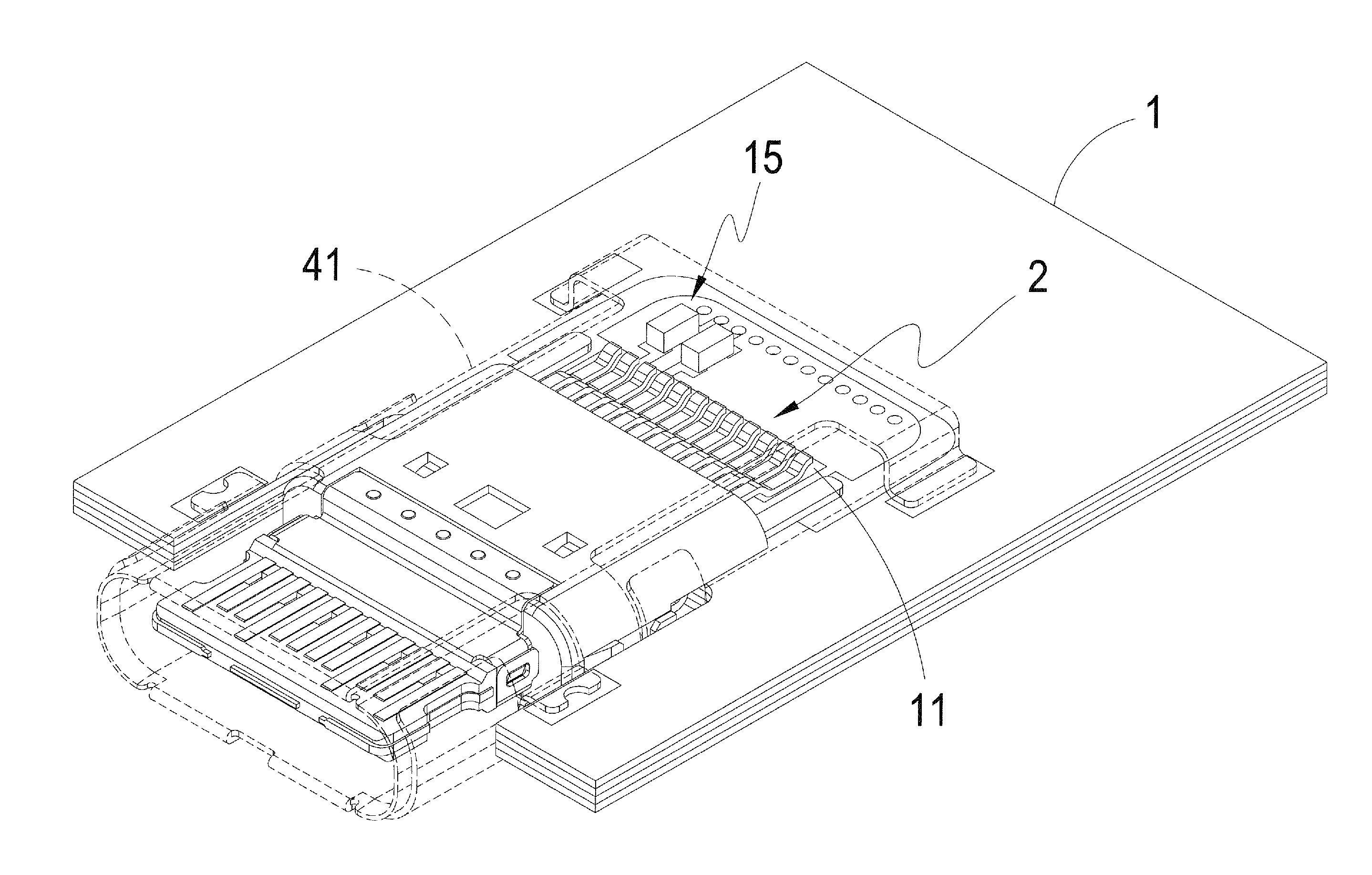 Obversely and reversely pluggable connector structure