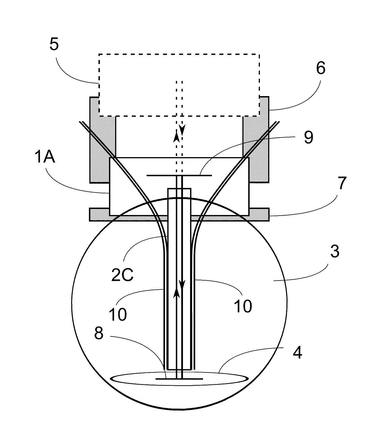 Image relaying cannula with detachable self-aligning connector