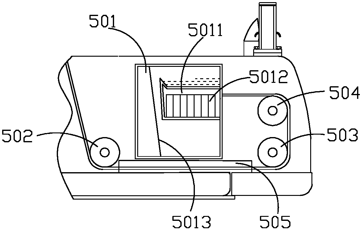 Rotary drilling machine with automatic counterweight device