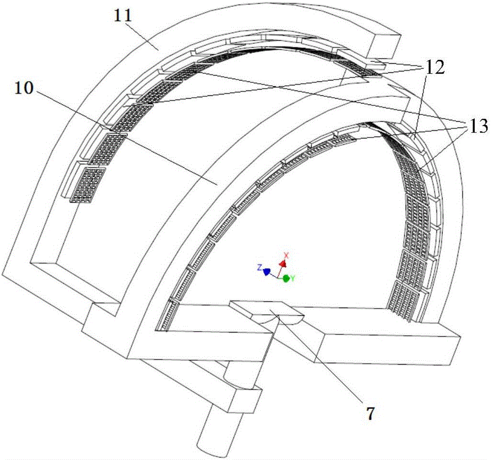 Secondary electron measurement device