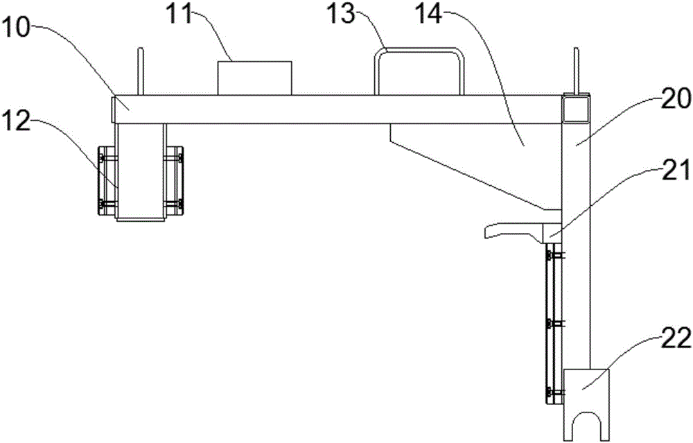 Arc alignment device for mold and arc alignment method