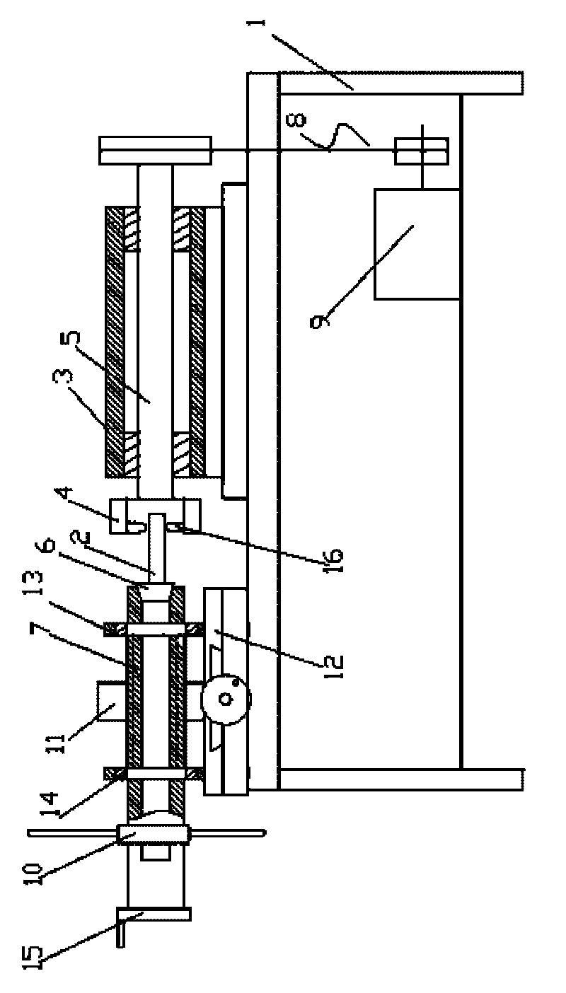 Gate valve rod screw processing single purpose machine