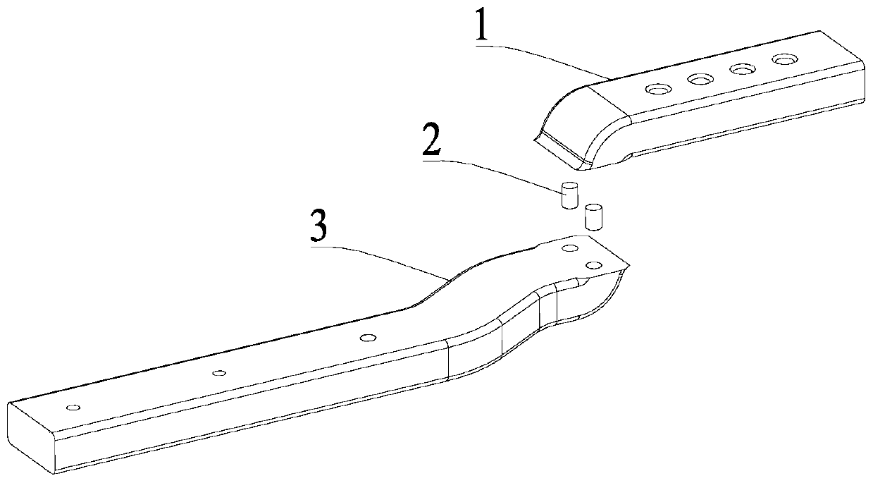 Carbon fiber hand plate and preparation method thereof