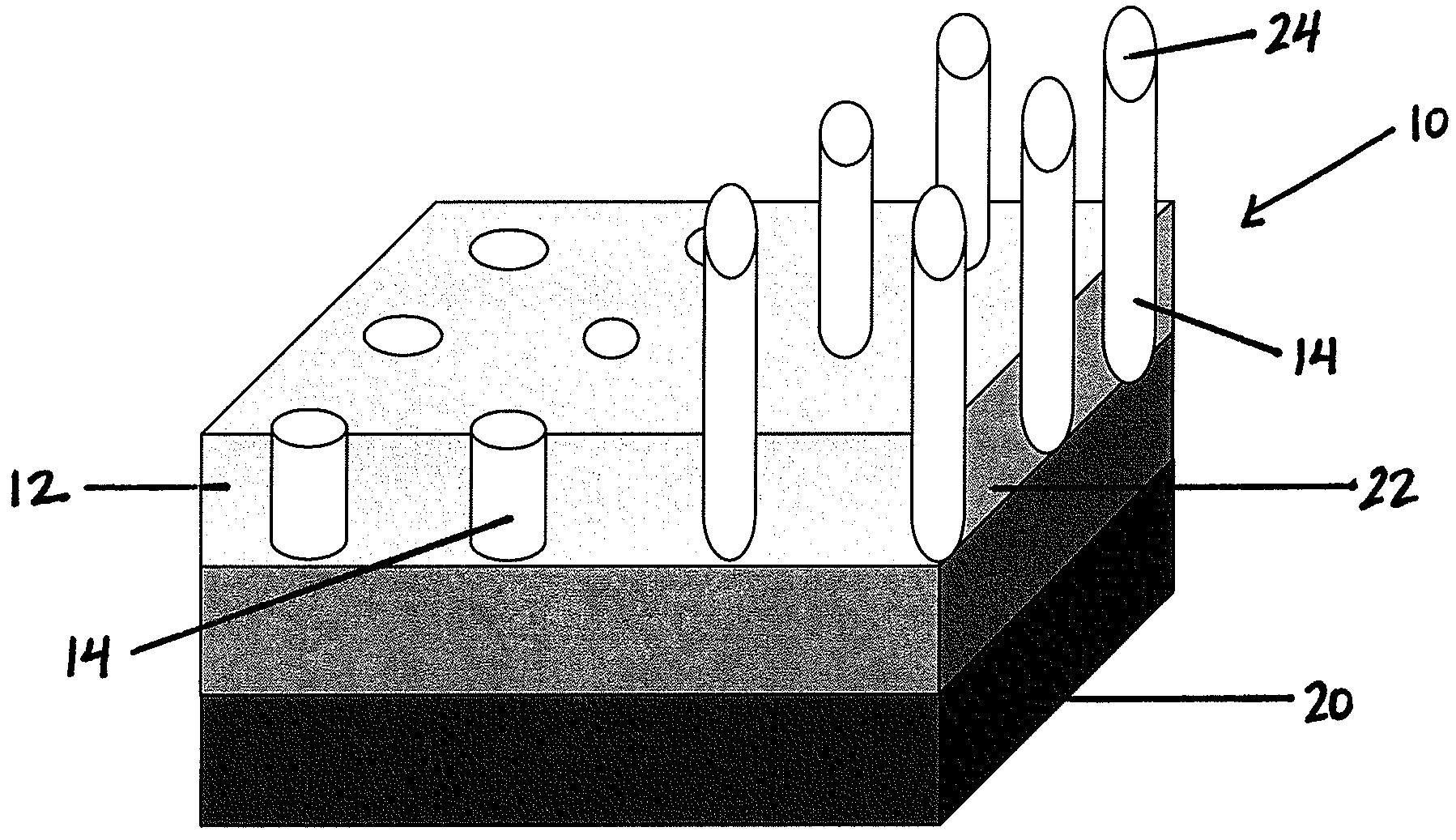 Apparatus and method of retaining and releasing molecules from nanostructures by an external stimulus