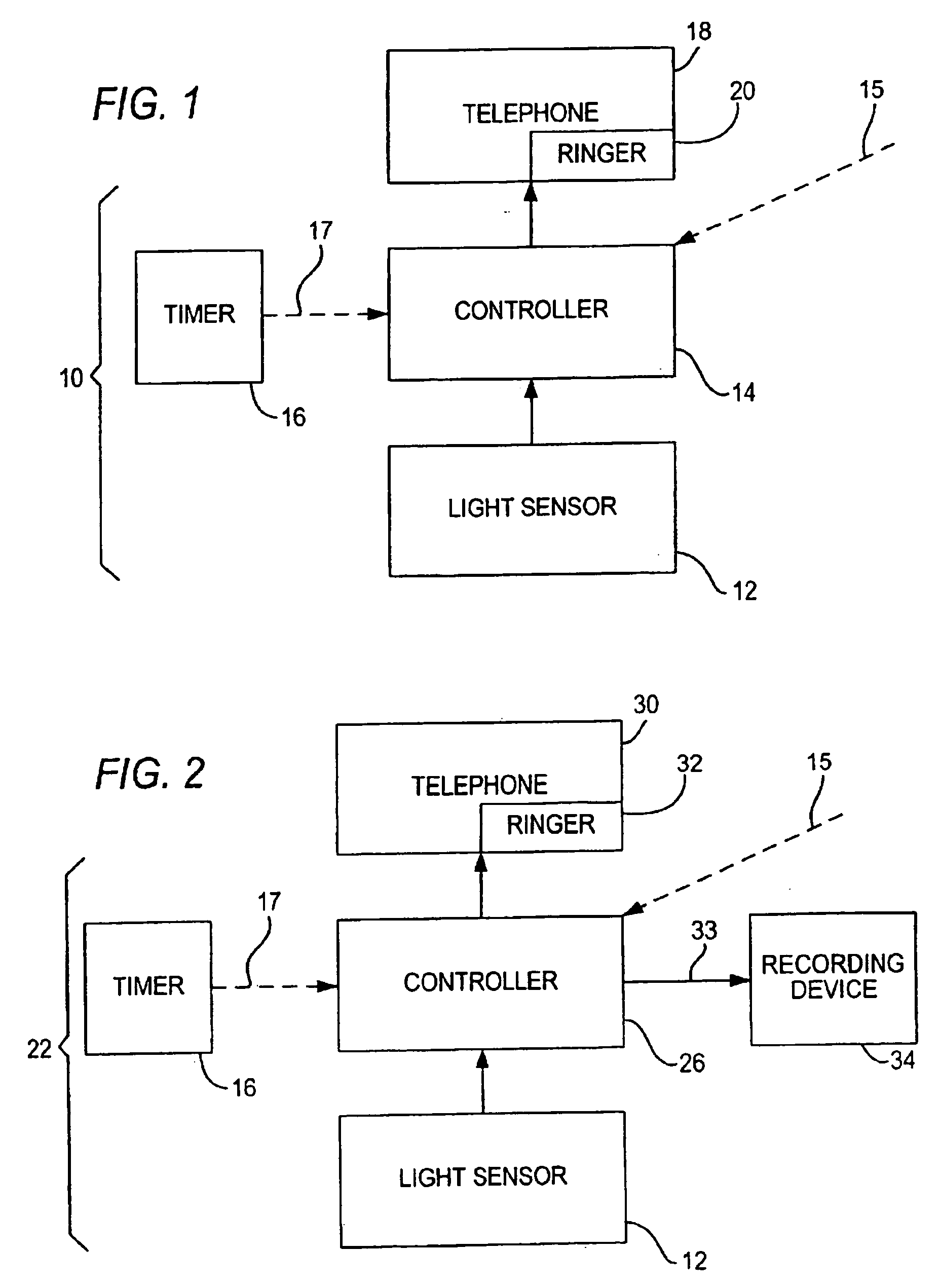 Telephone system with emergency override for caller to bypass telephone answering device and cause phone of called party to ring