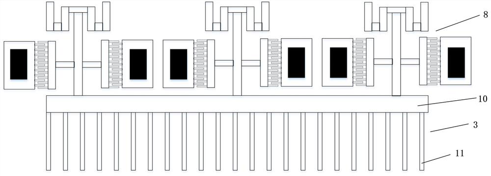 A mems accelerometer with adjustable comb gap